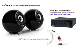 mo°sound Classic Kugellautsprecher aus Porzellan (Setpreis)