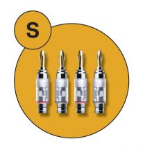 Pro-Ject Connect it Banana LS-S (4er Set)