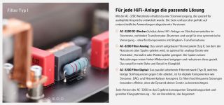 Inakustik AC-3200 Filter Typ I Analog High End Netzleiste