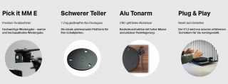 Pro-Ject E1.2 mit Pick it MM E Tonabnehmer