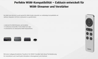WiiM Remote 2 Sprachfernbedienung