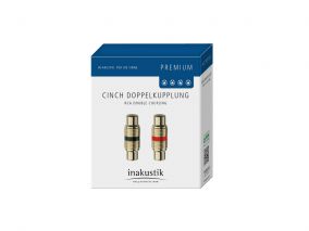 Inakustik Premium RCA Doppelkupplung (2er Set)