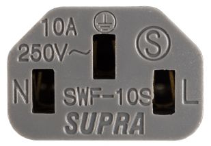 Supra Cables LoRad 2.5 Silver SPC CS-EU 10A (versch.Längen)