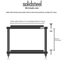 Solidsteel S5-2 Serie Hi-Fi Stereo Rack