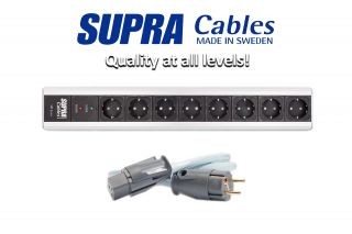 Supra Cables LoRad MD-08-16 EU/SP MK3 Netzleiste 8 Fach Setaktion