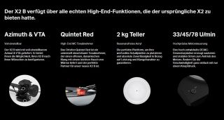 Pro-Ject X2 B mit Ortofon MC Quintet Red Tonabnehmer