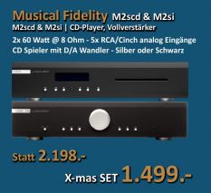 Musical Fidelity M2si + M2scd